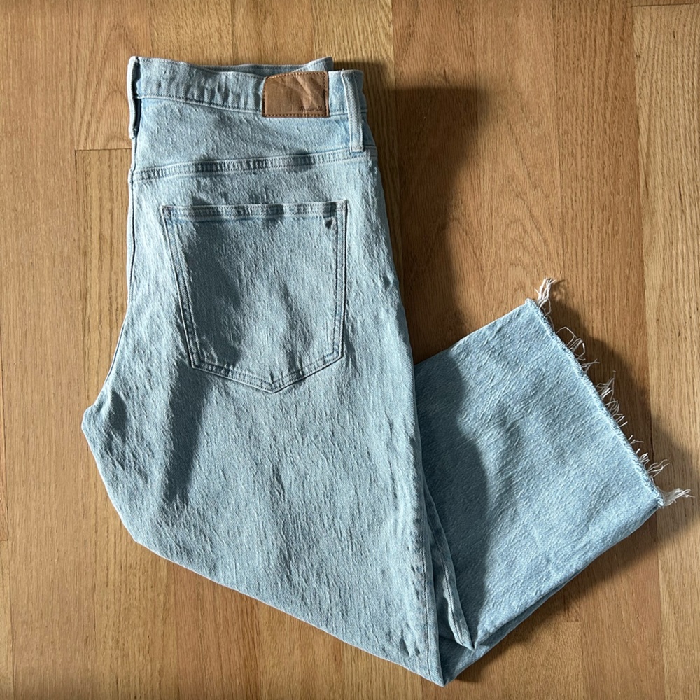 Madewell Vintage Wide-Leg Crop Jeans – Ward Wash – Petite 33 (XL)